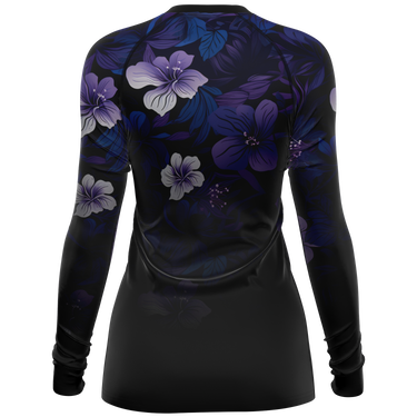 Chokefish™ Long Sleeve Rashguard Floral Woman's Shirt-006